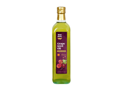 Vynuogių kauliukų aliejus WELL DONE, 750 ml, 750 ml