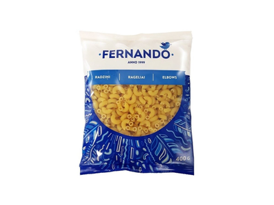 Makaronai FERNANDO, rageliai, 400 g