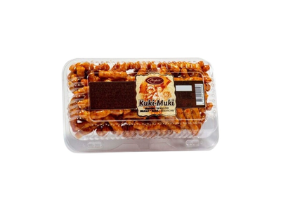 Kukurūzų lazdelės KUKI MUKI karameliniame glajuje, 250 g