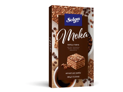 Vaflinis tortas MOKA, 350 g