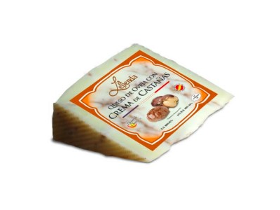 Kietasis avių pieno sūris LA LEYENDA, su kaštonų kremu, brandintas 5 mėn., 150 g