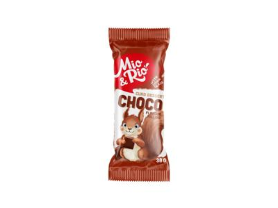 Kakavinis varškės desertas su šokoladiniu įdaru MIO&RIO, 28%, 38 g