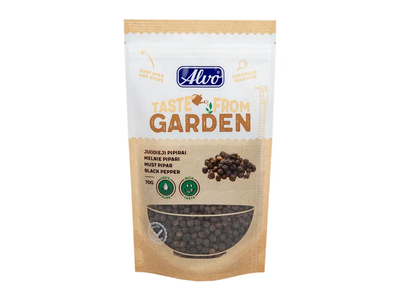 Juodieji pipirai ALVO TASTE FROM GARDEN, 70 g
