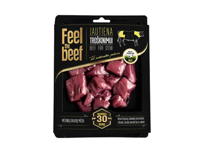 Br. jautiena troškinimui FEEL THE BEEF, 400 g