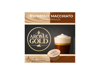 Kavos kapsulės AROMA GOLD ESPRESSO MACCHIATO, 104 g