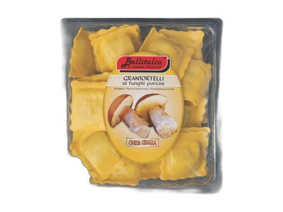 Kiaušininiai makaronai su baravykų įdaru BELLITALIA, 250g