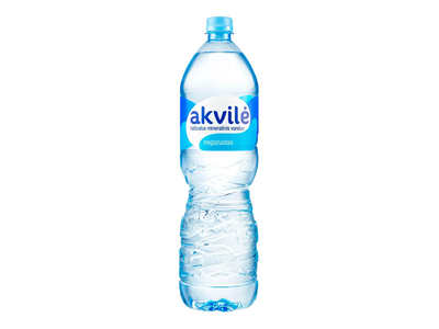 Negazuotas natūralus mineralinis vanduo AKVILĖ, 1.5 l