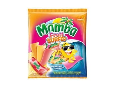 Kramtomieji saldainiai MAMBA, Fruit Surfer, 140g