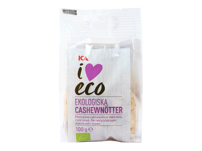 Ekolog. anakardžių riešutai I LOVE ECO, 100g