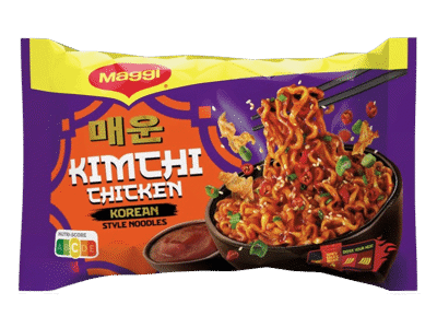 Greitai paruošiami makaronai MAGGI KIMCHI CHICKEN, 130 g