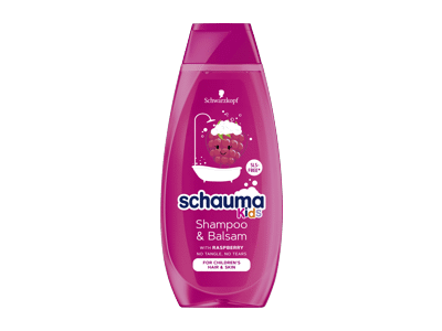 Vaikiškas plaukų šampūnas ir balzamas SCHAUMA KIDS, 400 ml