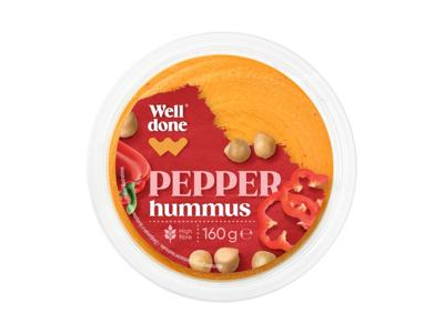 Humusas su paprikomis WELL DONE, 160 g