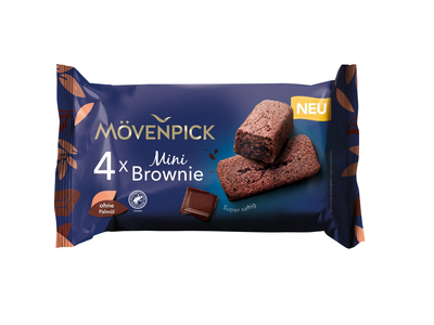 Pyragaičiai MOVENPICK MINI BROWNIES, 4 x 35 g