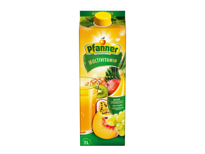 Įvairių vaisių nektaras PFANNER, 2 l