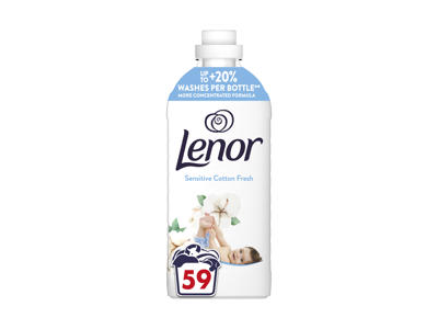 Minkštiklis LENOR Sensitive Cotton Fresh, 59 skalb., 1239ml
