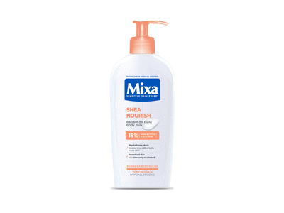 Kūno pienelis MIXA SHEA NOURISH, 400ml