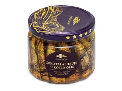 Šprotai aliejuje AMBERFISH, 250 g