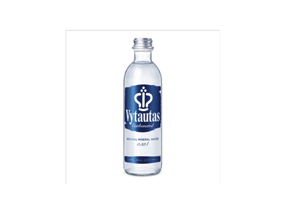 Gazuotas natūralus mineralinis vanduo VYTAUTAS, 330 ml