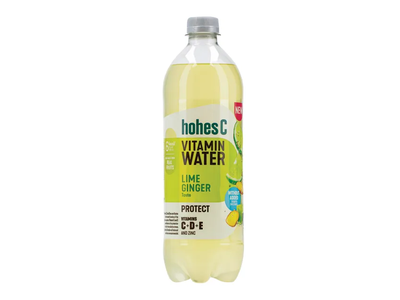 Žaliųjų citrinų is imbierų skonio vanduo su C+D+E+Zn HOHES C VITAMIN PROTECT, 750 ml
