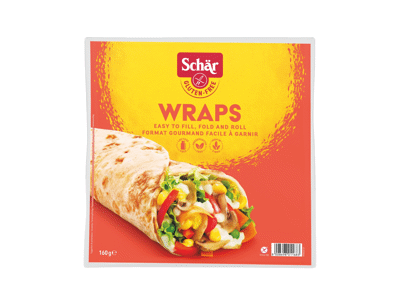Tortilijų duona be glitimo SCHAR WRAPS, 160 g