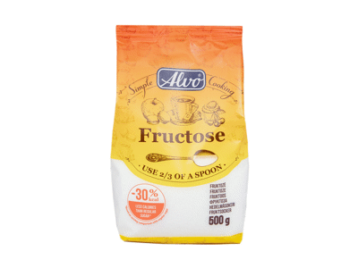 Kristalizuota fruktozė ALVO, 500 g