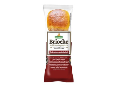 Plėšomos bandelės BRIOCHE LIETUVOS KEPĖJAS su šokolado gabaliukais, 200 g