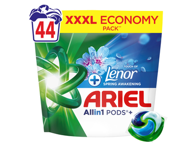 Skalbimo kapsulės Ariel All-in-1 PODS +Touch of Fresh Air Lenor, 44 vnt.
