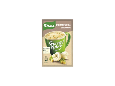 Tiršta pievagrybių sriuba KNORR su skrebučiais, 15 g
