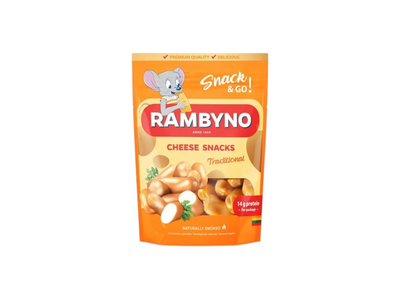 Lydytas rūkytas RAMBYNO sūrio užkandis, 45 % rieb. s. m., 75 g