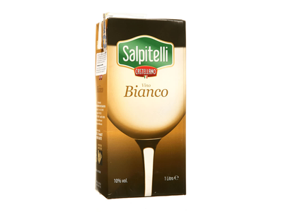 Balt.sausas vynas SALPITELLI BIANCO, 10 %, 1l
