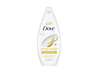 Dušo želė DOVE CREAMY INDULGING, 450 ml