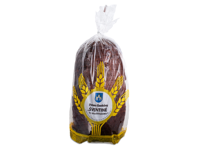 Duona ŠVENTINĖ, su saulėgrąžomos, balta, 800 g