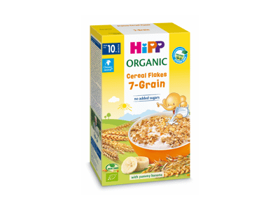 Ekologiški 7 grūdų dribsniai HIPP (nuo 10 mėn.), 200 g