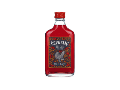 ČEPKELIŲ trauktinė, bruknių skonio, 200 ml