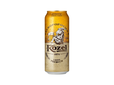 Šviesusis alus KOZEL PREMIUM, 500 ml