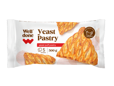 Šaldyta mielinė tešla WELL DONE, 500 g