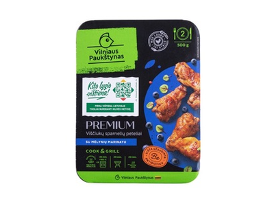 Marin. viščiukų sparn. peteliai MĖLYNIŲ MARINATE PREMIUM, 500 g