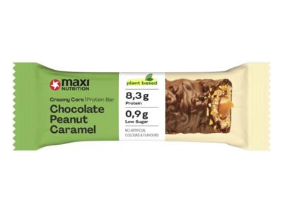 Baltyminis batonėlis MAXI NUTRITION su riešutais ir karamele, 45 g