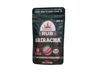 Prieskonių mišinys POPPAMIES SRIRACHA RUB, 200 g