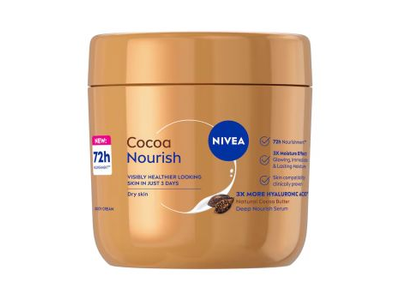 NIVEA COCOA NOURISH kūno kremas, 400 ml