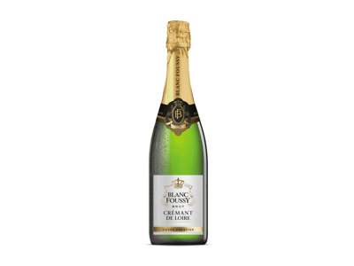 Putojantis baltasis sausas vynas BLANC FOUSSY BRUT, 750 ml