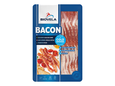 Š.rūk. kiaulienos šoninė BIOVELA, a.r., 140g
