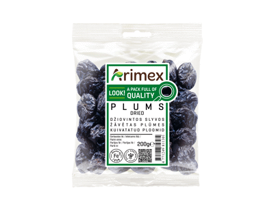 Džiovintos slyvos ARIMEX, 200 g