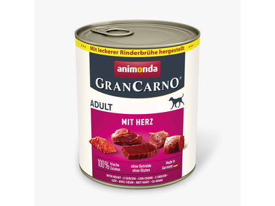 Kons. šun. ANIMONDA GRAN., su širdele, 800 g