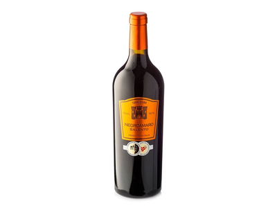 Pusiau sausas raudonas vynas TORRI D'ORO PRIMITIVO DI MANDURIA (14%), 0,75 l
