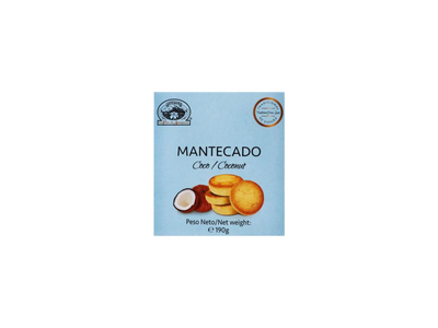 Mantecado Coco Sausainiai 190 g