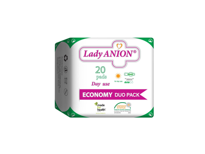 Paketai Lady Anion Day Use Duo Pack, 20