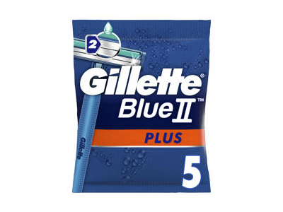 Vienkartiniai skustuvai GILLETTE BLUE II PLUS, 5 vnt.