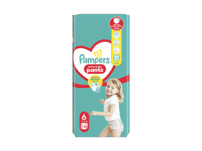 Sauskelnės-kelnaitės PAMPERS Pants, Giant Pack, 6 dydis, 48 vnt.
