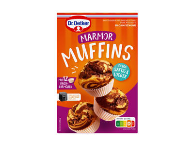 Miltų mišinys DR. OETKER MARMURINIAMS keksiukams, 325 g